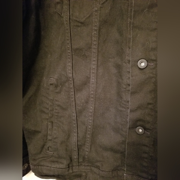 Men’s Levi’s Black Denim Trucker Jacket XXL - Picture 5 of 9